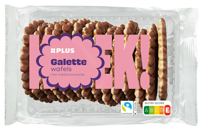 Galetten wafels choco Fairtrade