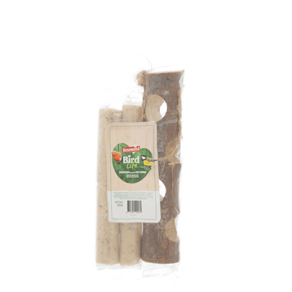 Wintervoer boomstam voor vetstaven