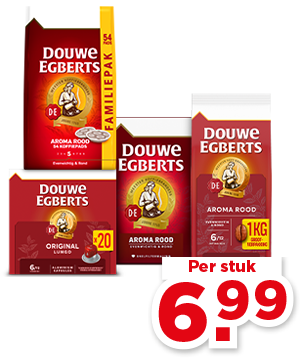 Douwe Egberts, per stuk 6.99