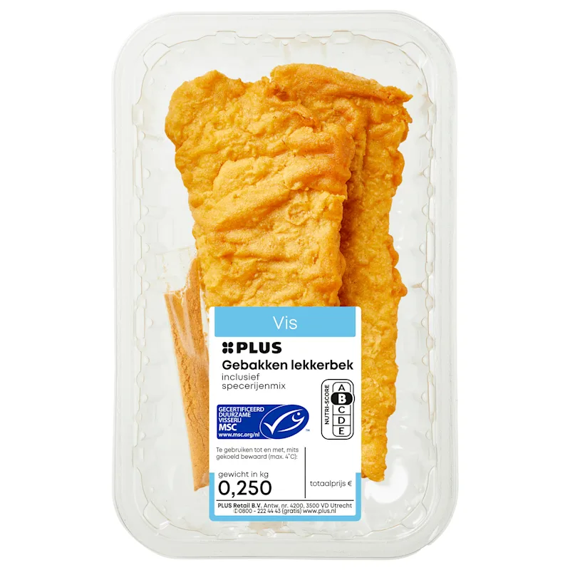 PLUS Gebakken lekkerbek