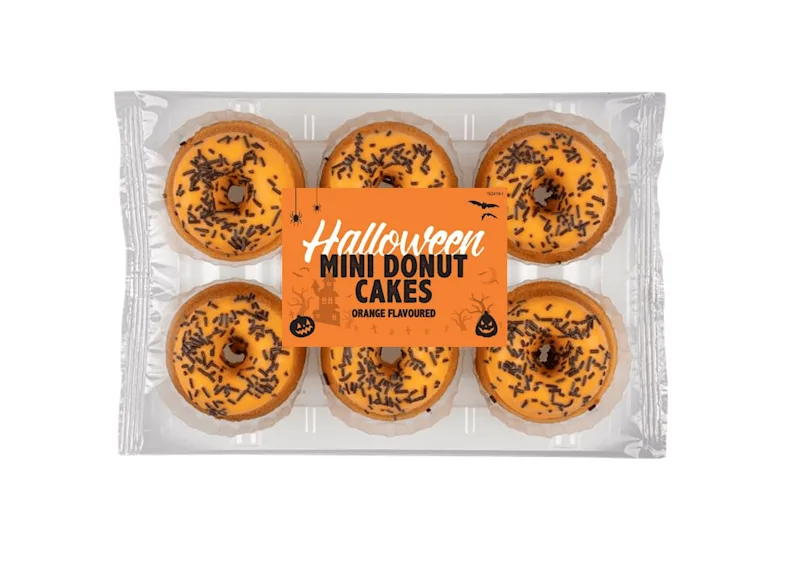 Van Dijk Halloween donut cakejes naturel met si