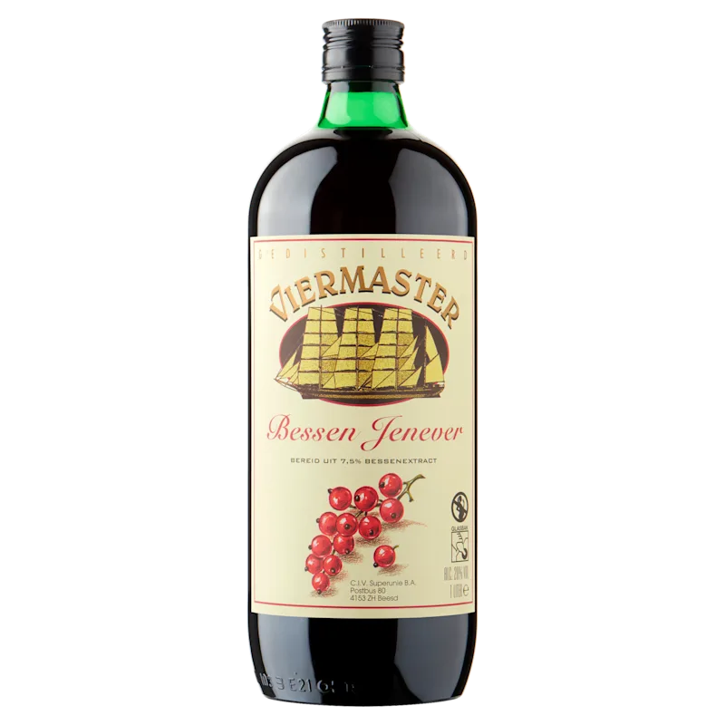 Viermaster Bessenjenever