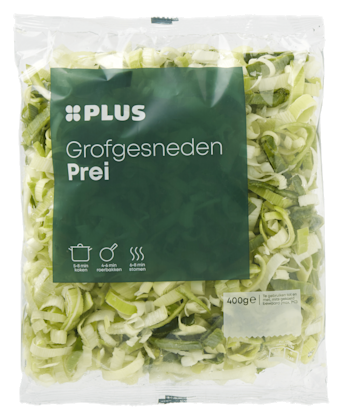 Prei grofgesneden