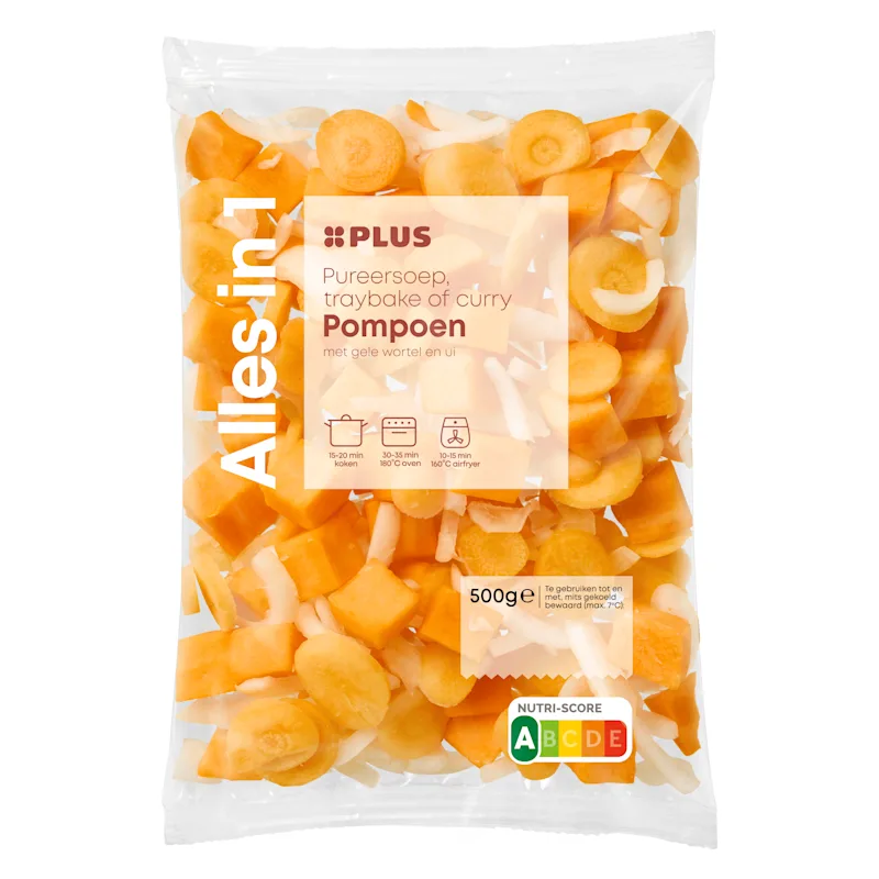 PLUS Groente pompoen gele wortel