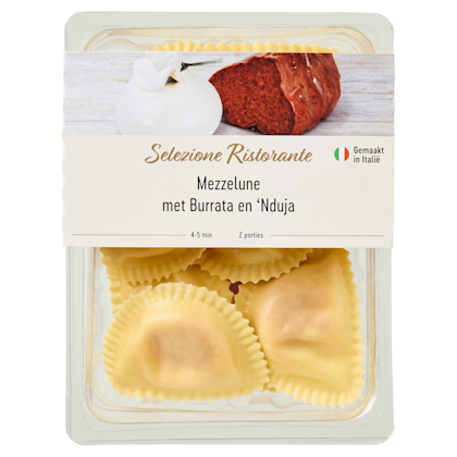 Selezione Ristorante Mezzeluna burrata en nduja