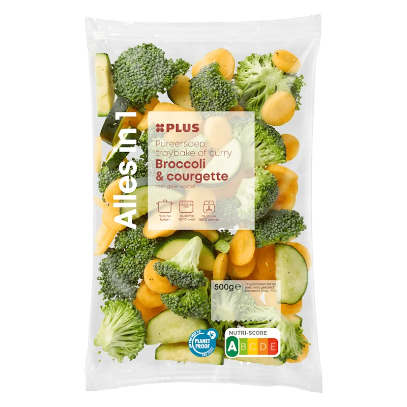 PLUS Alles in 1 groente broccoli courgette
