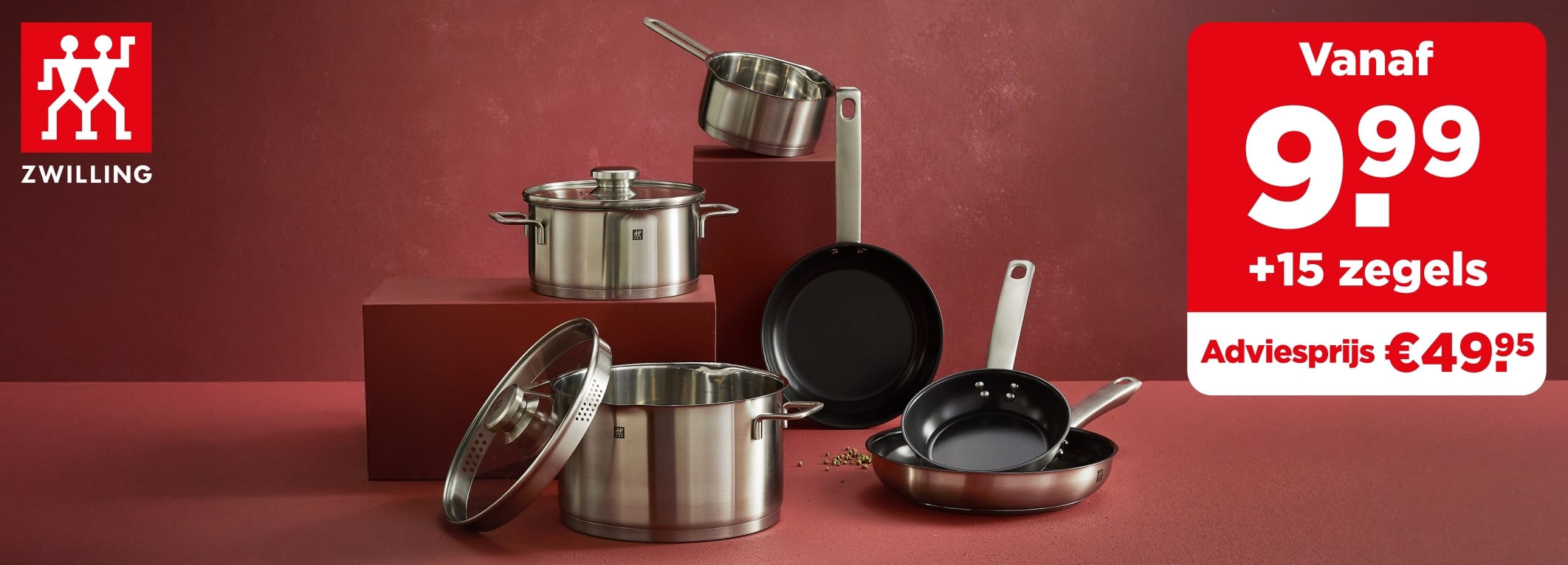 ZWILLING pannen met actiemechanisme Vanaf 9.99.