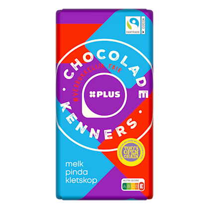 Chocoladereep melk pinda kletskop FT