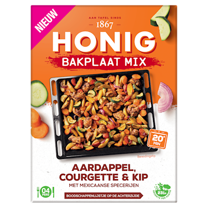 Bakplaat Mix Aardappel, Courgette & Ki