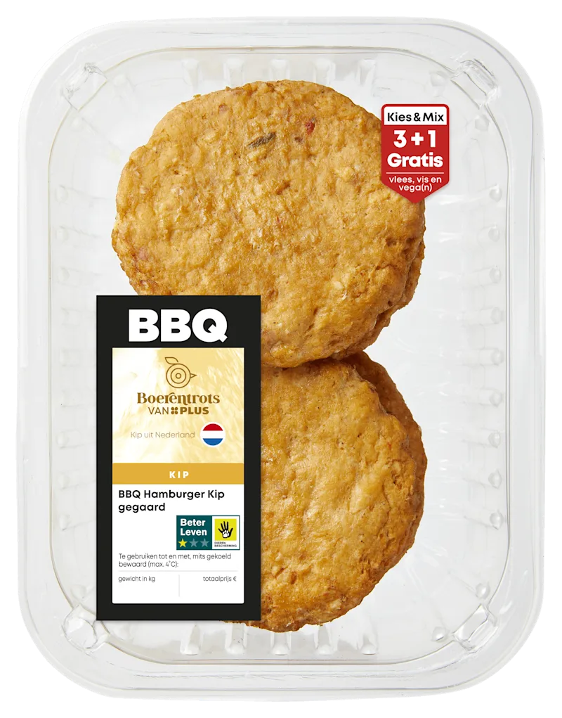 PLUS Boerentrots BBQ Hamburger Kip gegaard