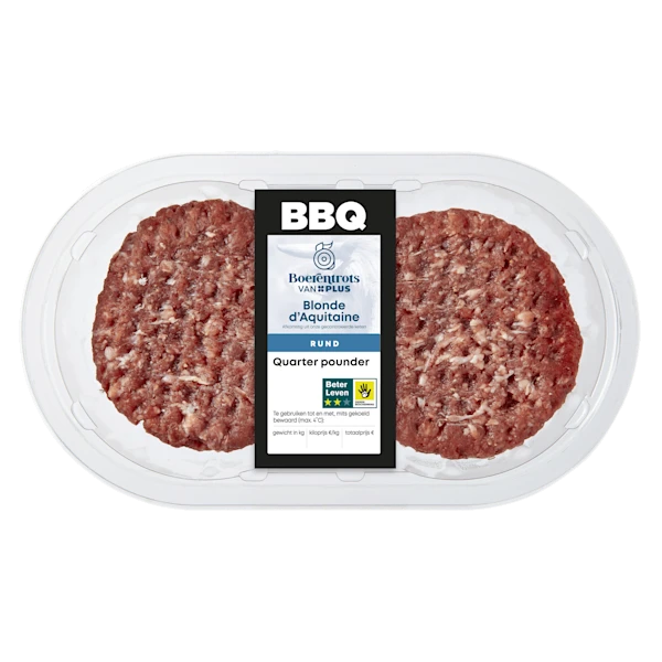 PLUS Boerentrots Quarter pounder 2st