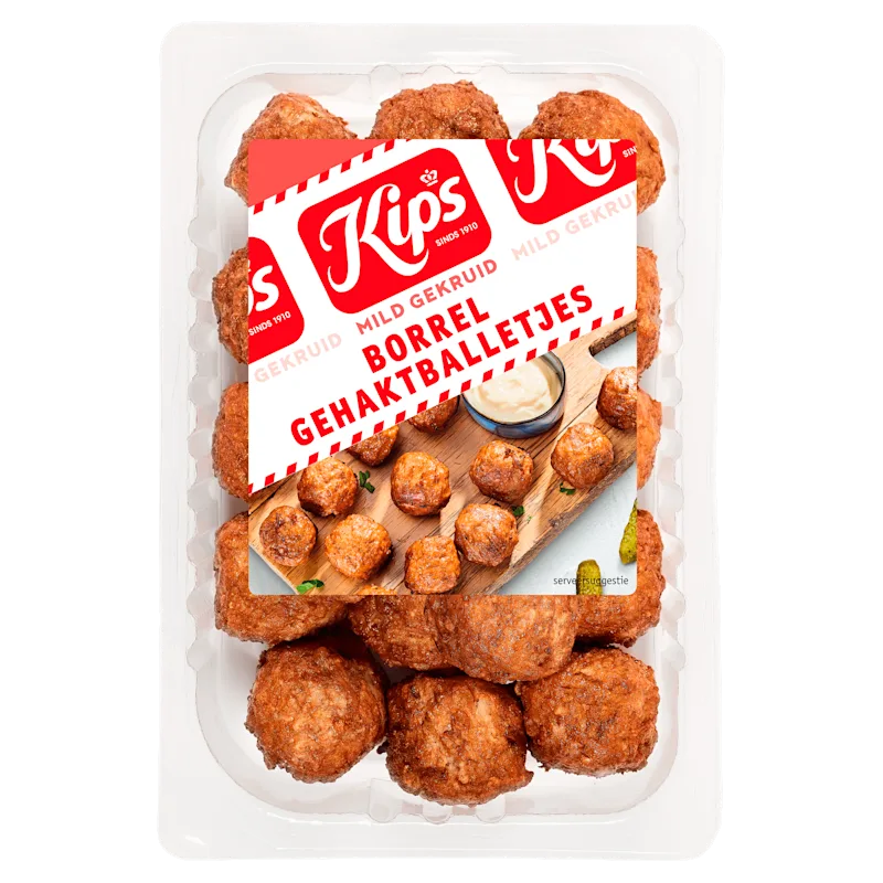 Kips Borrel gehaktballetjes