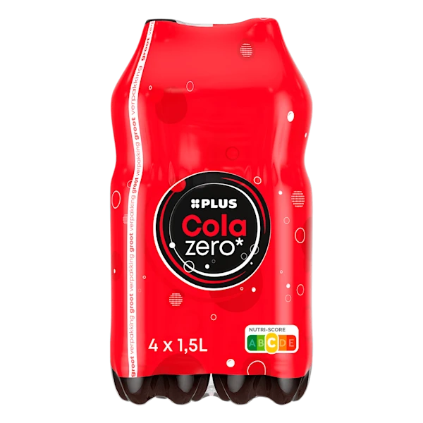 PLUS Cola zero 4-pack