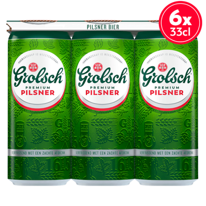 Premium pilsner bier blik