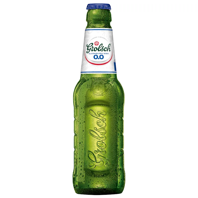 Grolsch Premium pilsner bier fles 0.0