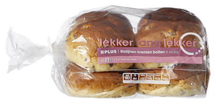 Krentenbollen lekker lang lekker