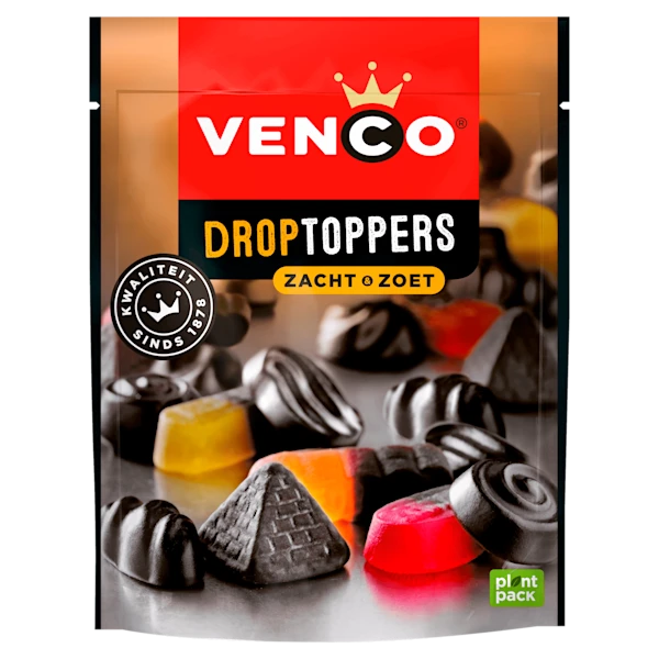 Venco Droptoppers zacht & zoet