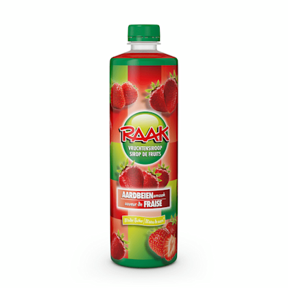 Vruchtensiroop aardbeien