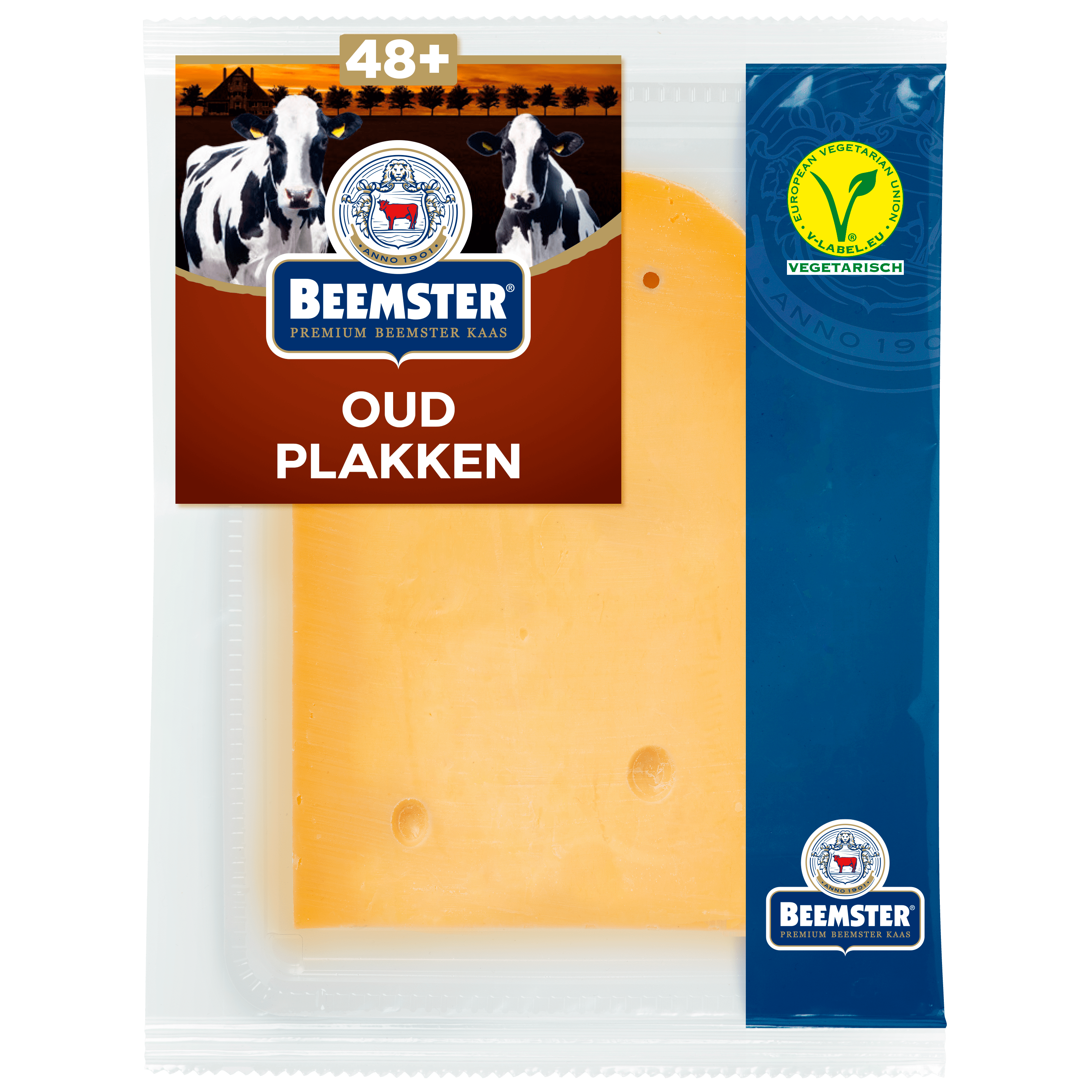 Beemster Oud 48+ Plakken Per 200 Gram