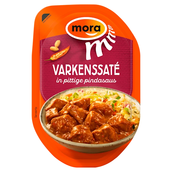 Mora Varkenssaté in Pittige Pindasaus