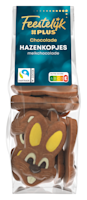 Feestelijk PLUS Melkchocolade paashazen