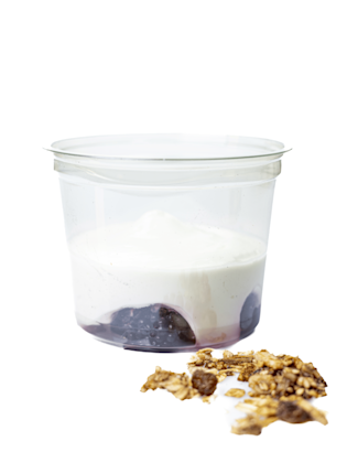 Greek Yoghurt with Blackberries
