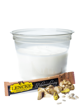 Honey Greek yoghurt with walnuts