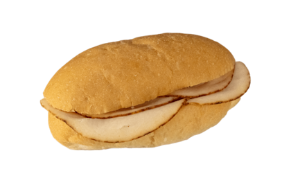 Puntje wit met ham en boter