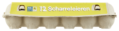 Scharreleieren m 12 stuks