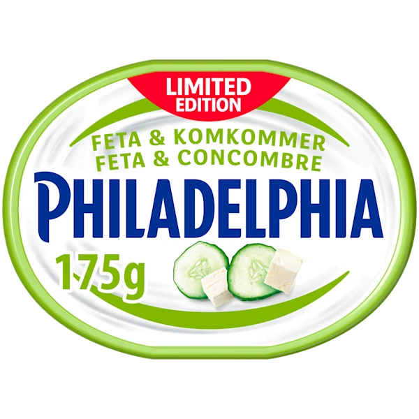 Philadelphia Zuivelspread Feta komkommer