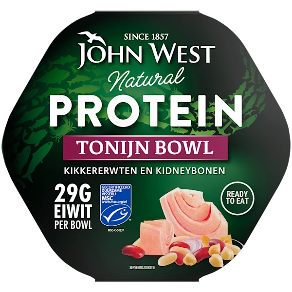 John West Tonijn protein bonen bowl MSC