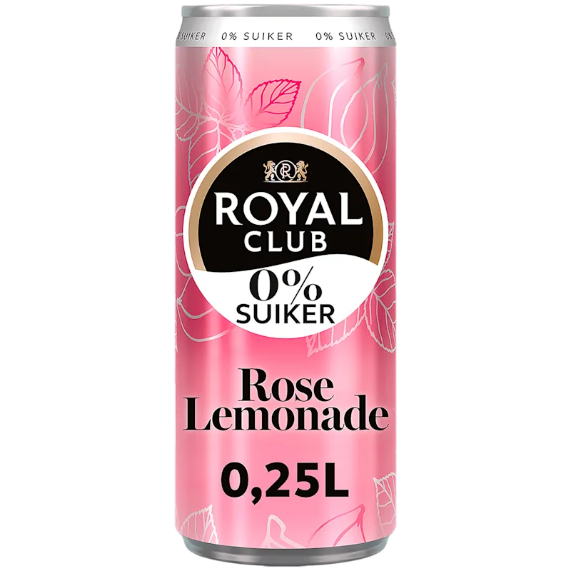 Royal Club Rose lemonade 0% suiker 4-pack