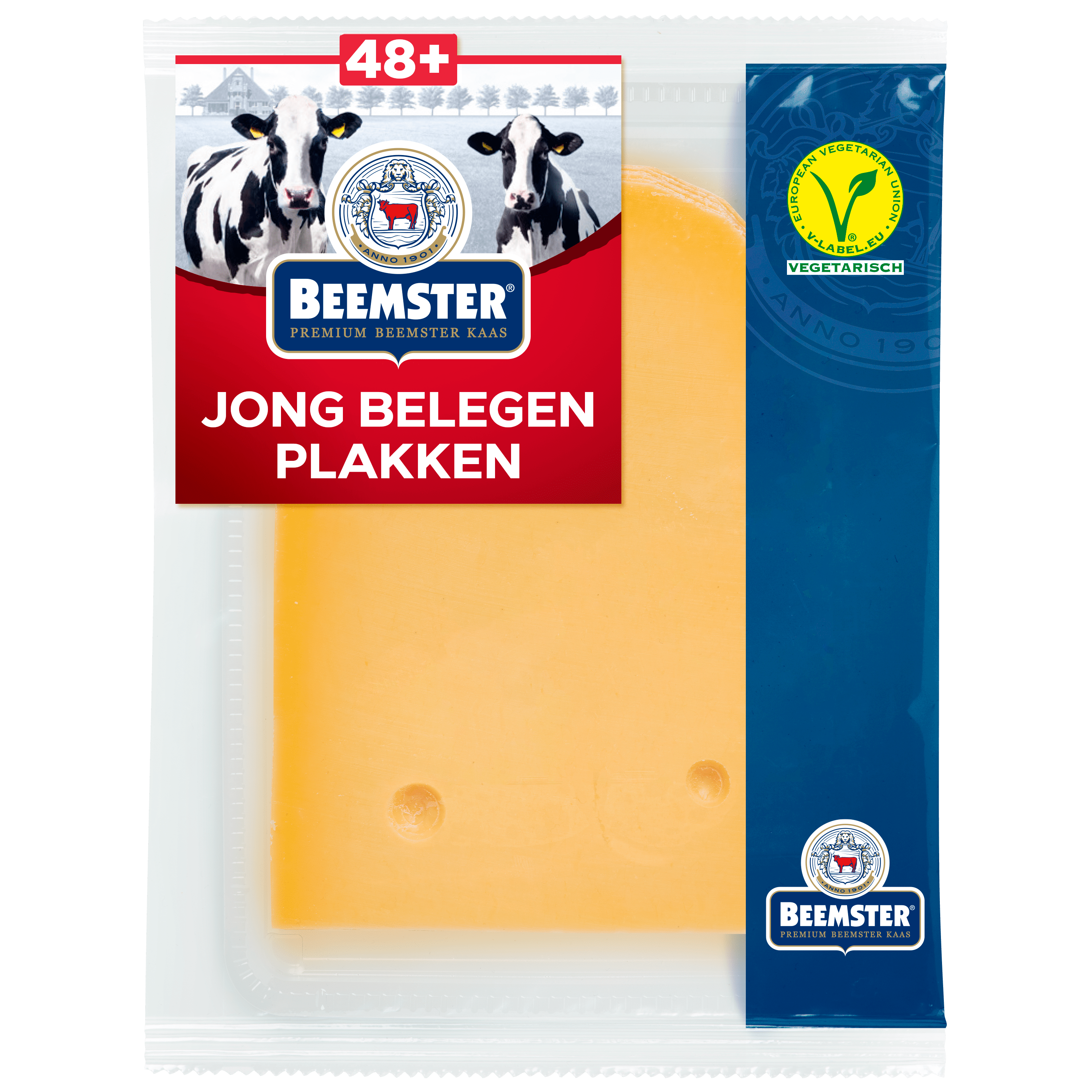 Beemster Jong Belegen 48+ Plakken Per 200 Gram