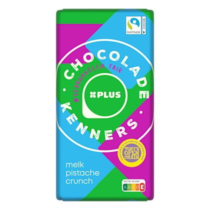 Chocoladereep melk pistache crunch FT