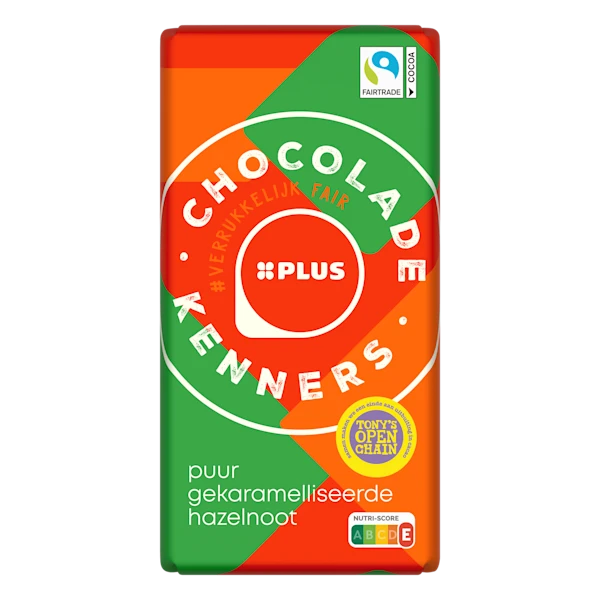 PLUS Chocoladereep puur gekaramelliseerde