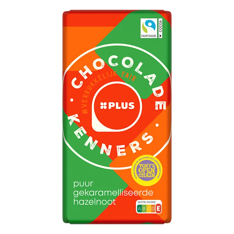 PLUS Chocoladereep puur gekaramelliseerde