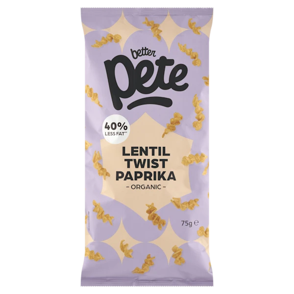 Better Pete Lentil twist paprika bio