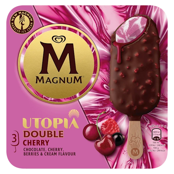 Magnum Magnum Double Cherry Sticks 3x85ml