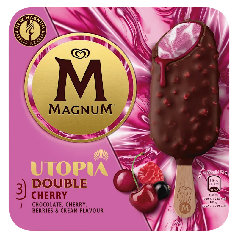 Magnum Magnum Double Cherry Sticks 3x85ml