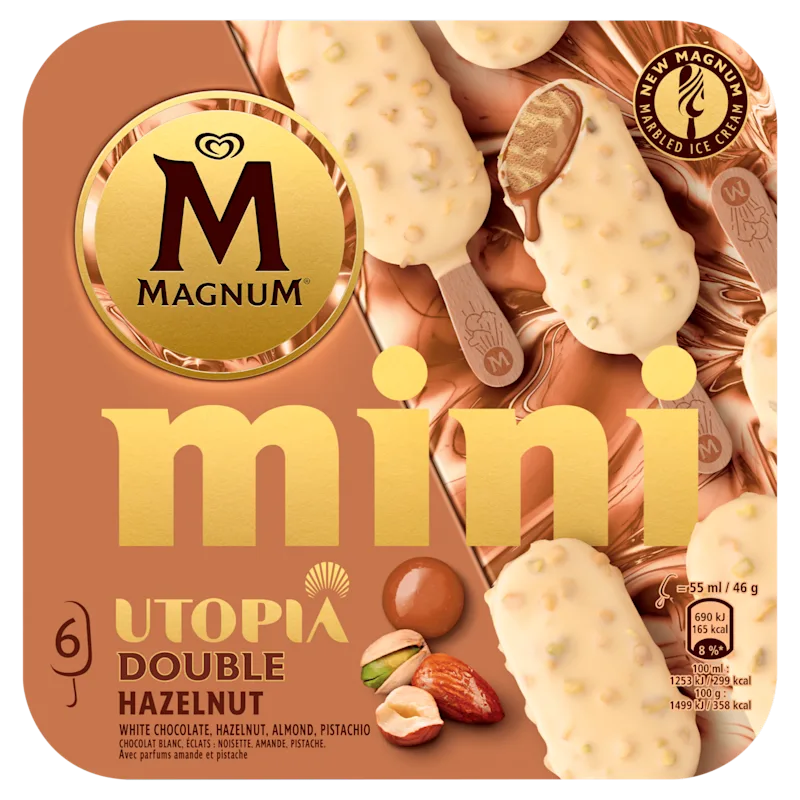 Magnum Magnum Mini Double Hazelnut Sticks