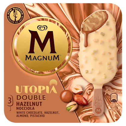 Magnum Double Hazelnut Sticks 3x85ml