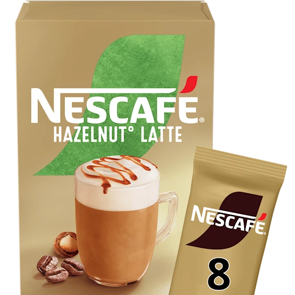 Nescafe Latte Hazelnut Oploskoffie
