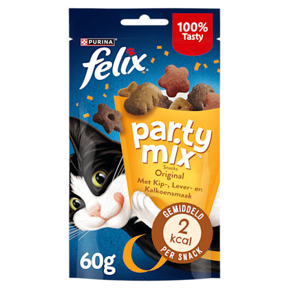 Felix Party Mix Original kattensnacks kip