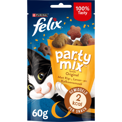 Party Mix Original kattensnacks kip