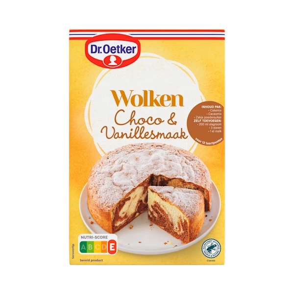 Dr. Oetker Wolken cake vanille choco