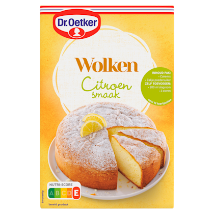 Wolken cake citroen bakmix
