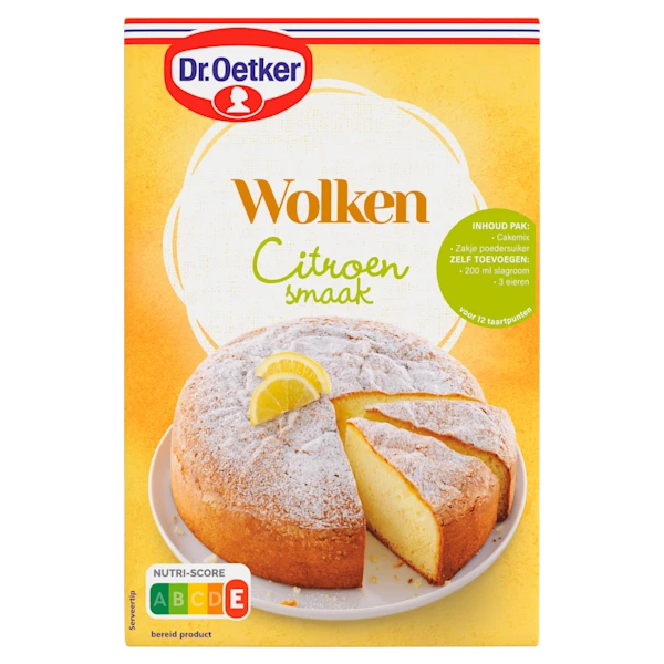 Dr. Oetker Wolken cake citroen bakmix