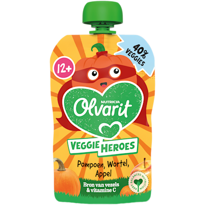 Olvarit Knijp 12m439 Pompoen wortel, appel