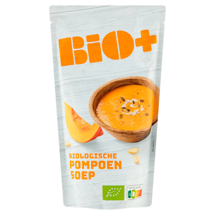 Soep in zak Pompoensoep