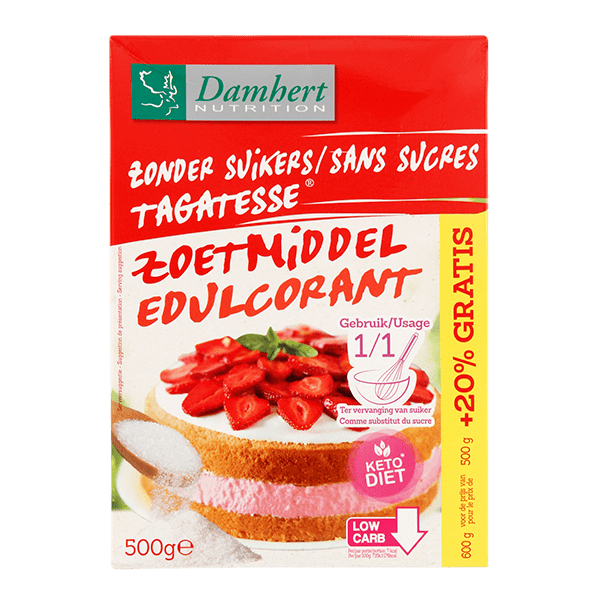 Damhert Zonder Suikers Tagatesse Per Doos 500 G